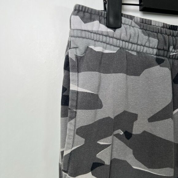 Nike Joggers Sweatpants Mens Size Small Gray Camo 28x28 Fleece Tapered Leg Cuff - Picture 7 of 16